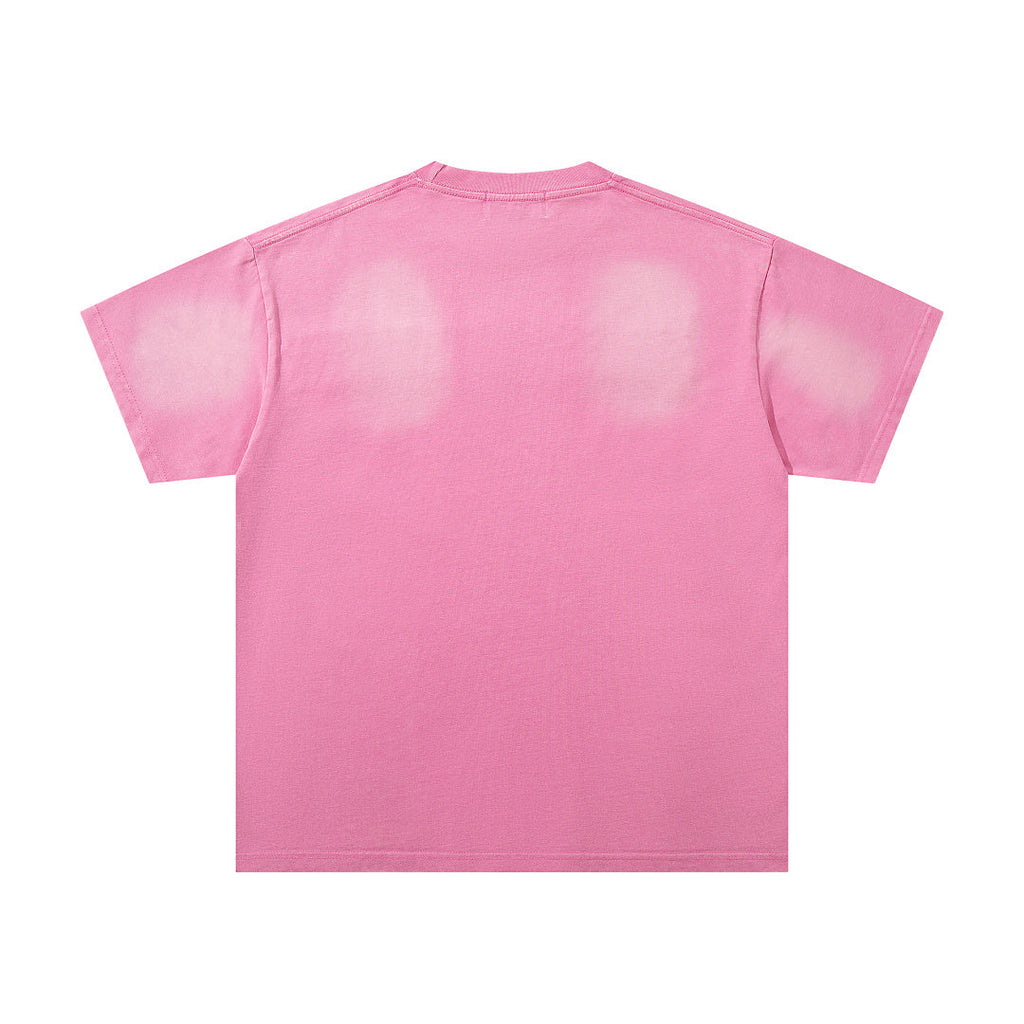 Majestik “Moto vs. Everybody” Vintage Pink Tee