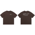 Cole Buxton Brown Script Signature Graphic T-Shirt
