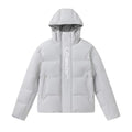 Trapstar Embossed Arch Logo Puffer Jacket - Light Grey