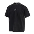 Thug Club Black Leather Lettering Logo T-Shirt