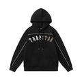 Trapstar Style Autumn/Winter Split-Color Arch Logo Hoodie - Black/Khaki