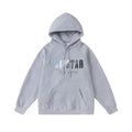 Trapstar Style Autumn/Winter Blue-Grey Gradient Hoodie - Heather Grey
