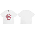 Cole Buxton White Interlocking CB Varsity Logo T-Shirt